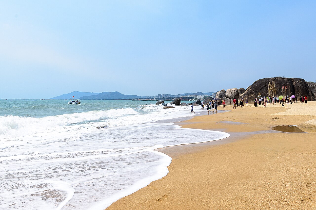 Wuzhizhou Island's coral shallows