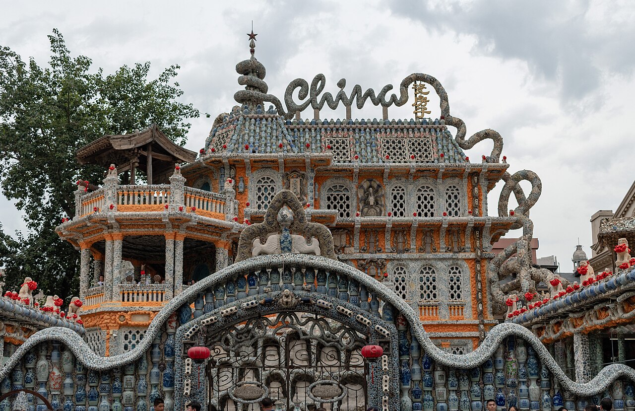 The Porcelain House, a French villa encrusted with four billion shards